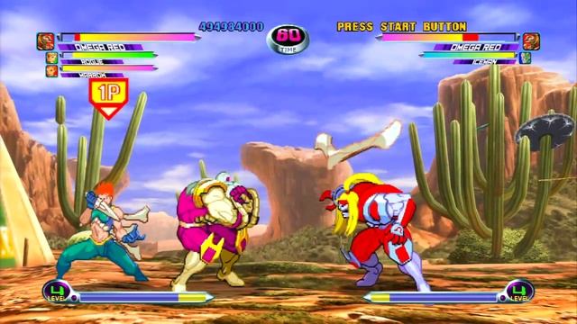 Marvel VS Capcom 2 - Rogue/Omega Red/Marrow - Expert Difficulty Playthrough смотреть онлайн