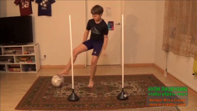 How to improve your speed work with the ball in soccer. Training with a metronome. смотреть онлайн