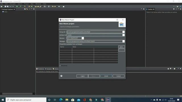 Como fazer em Java: Um novo projeto Maven! No Eclipse! Simples e direto! смотреть онлайн
