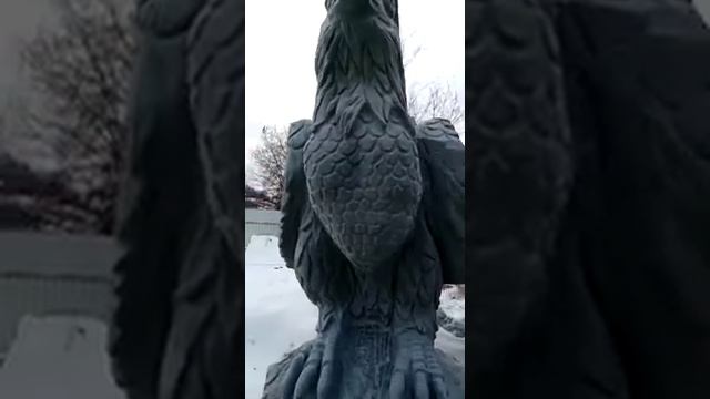 Скульптура орла - итог. смотреть онлайн