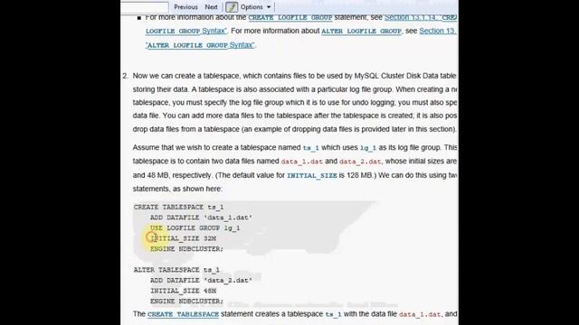 Para MySQL Cluster de 5.1 a 7.1. Tablas de datos de MySQL Cluster en disco 6/13 смотреть онлайн