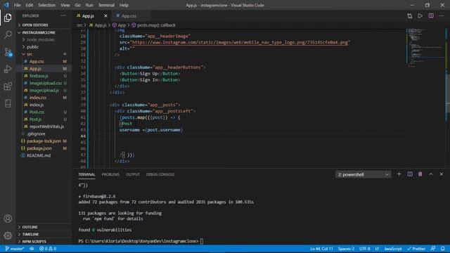 Instagram Clone Part 9: Fetching Posts from Firebase смотреть онлайн