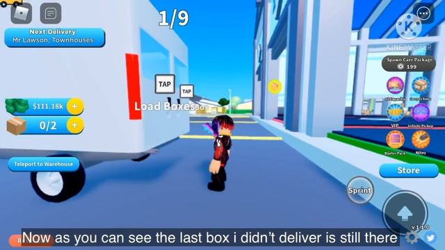 New cool glitch I found in *delivery simulator* (Roblox) Make more money all the time your playing! смотреть онлайн