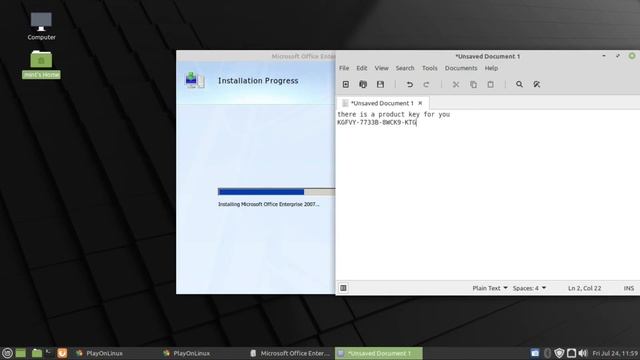 How to install Microsoft Office 2007 in Linux Mint 20 Ulyana смотреть онлайн