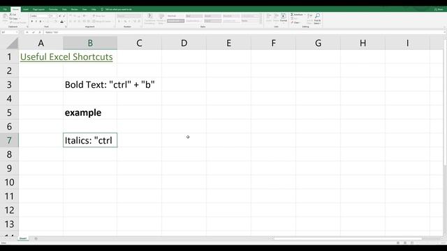 Useful Excel Keyboard Shortcuts to Know смотреть онлайн
