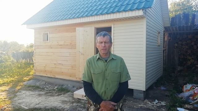 Баня из бруса 5х3 под ключ - Отзыв #2 - компания Строй БФ смотреть онлайн