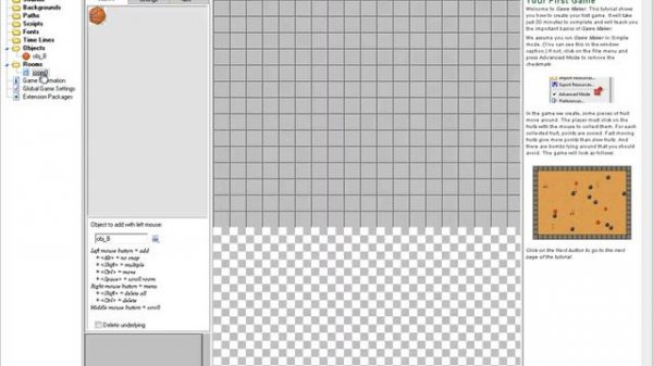 Как сделать игру в GameMaker 8.1 Часть-1