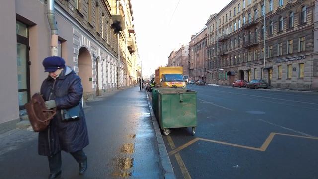 ⁴ᴷ⁶⁰ Historical Center of St. Petersburg (Russia) - Marata Street - Blacksmith Market, Walking Tour смотреть онлайн