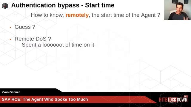 #HITBLockdown002 D2T1 - SAP RCE : The Agent Who Spoke Too Much - Yvan GENUER смотреть онлайн