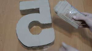 КАК СДЕЛАТЬ ОБЪЕМНУЮ ЦИФРУ своими руками. Как сделать 3D объемную цифру пять на день рождения