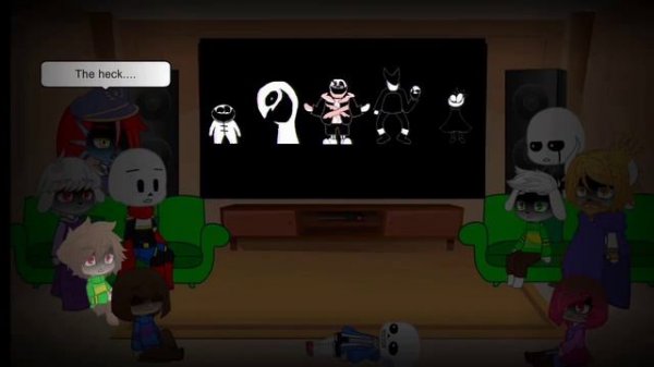 GLITCHTALE REACT TO [FANTASY VISION] LASTBREATH!SANS HARDMODE FULL PHASE