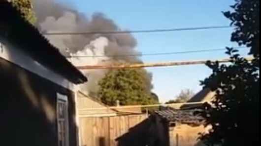 Донецк, пожар на складе боеприпасов. 25.09.19 смотреть онлайн