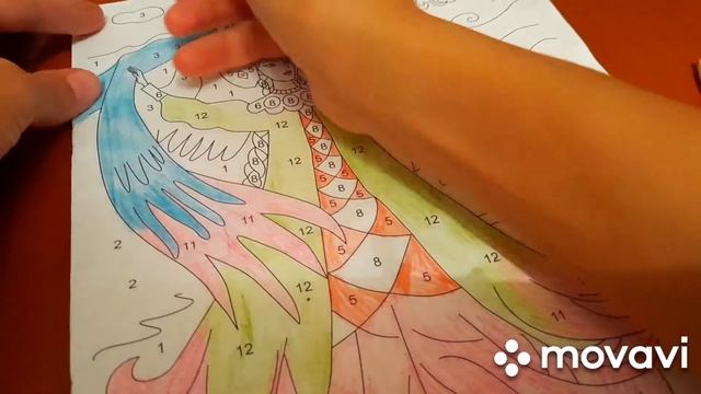 РАСКРАСКА ПО ЦИФРАМ/ЦВЕТНЫЕ КАРАНДАШИ/asmr/АНТИСРЕСС смотреть онлайн