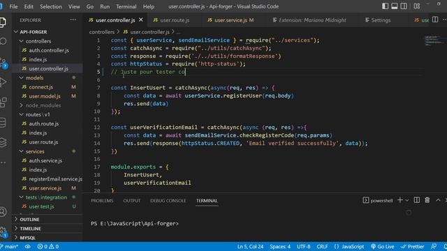 How to build a RESTful API using service layer architecture with Node js, Express and mongoDB смотреть онлайн