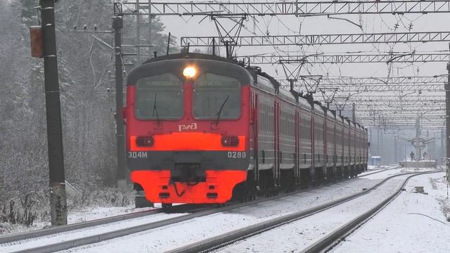 ЭД4М-0289 сообщением Москва (Казанский вокзал) - Черусти с приветливой бригадой смотреть онлайн