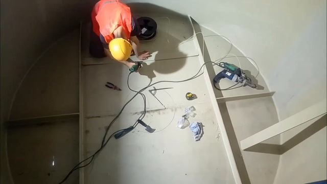 Сборка на объекте. Емкость V=32m³ смотреть онлайн