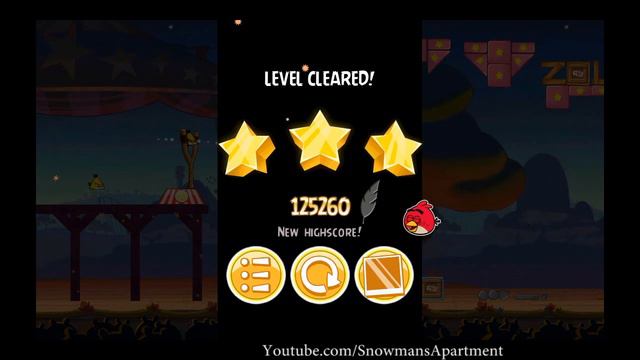 Abra-Ca-Bacon 2-15 Angry Birds Seasons - level 15 Walkthrough 3 Stars (HD) смотреть онлайн