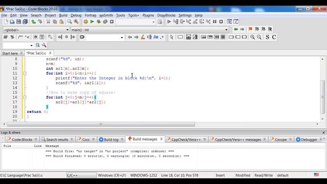 Array Practice Set - 4 : To Read Data from Array and Copy It's Square into another Array ! смотреть онлайн