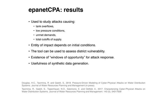 Understanding and detecting cyberphysical threats on water systems смотреть онлайн