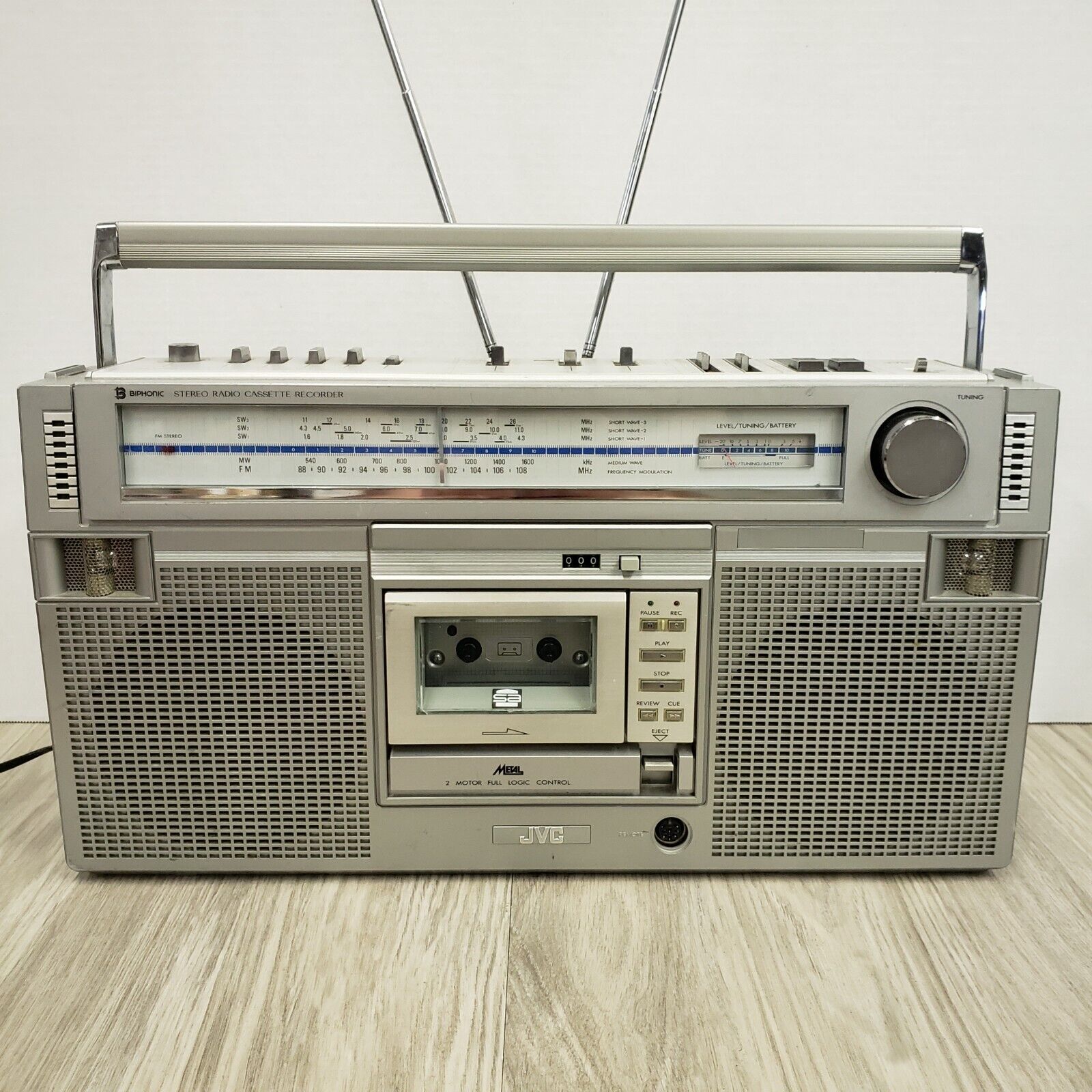 JVC RC-M60 JW Vintage Boombox Ghetto Blaster Cassette Player-ЯПОНИЯ смотреть онлайн