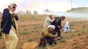 Мы выходим на рассвете  Над заставой  дует ветер. Село Борское . Реконструкция 1987 - 2021.