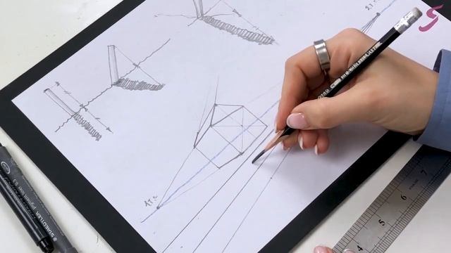 Рисование. Линейная перспектива. Отражения смотреть онлайн