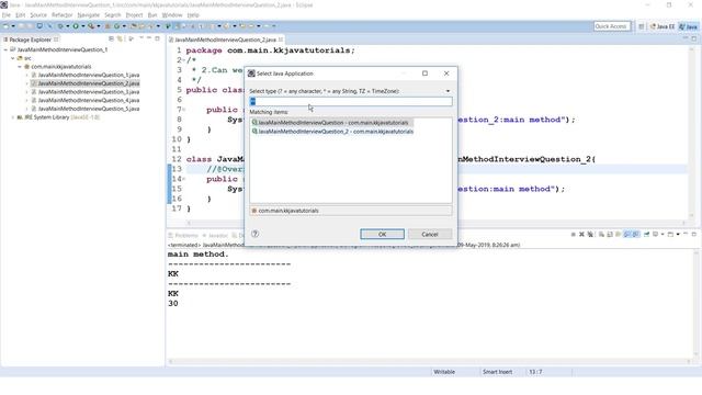 Java Main method Interview Questions with Answers PART1 ||Java Online Training смотреть онлайн