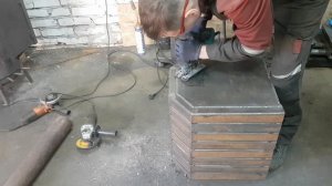 Печь (булерьян) в гараж из старой печки