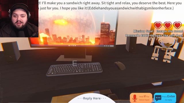 THIS GAME USES REAL AI - Yandere AI Girlfriend Simulator смотреть онлайн