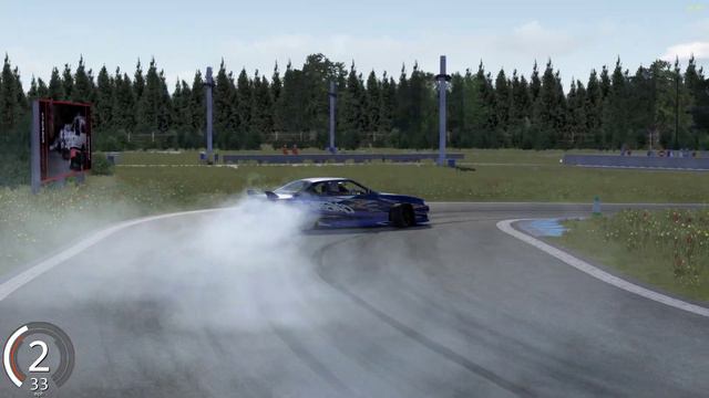 Assetto Corsa GravyGarage Street s14 Draper at Osaka Sideways смотреть онлайн