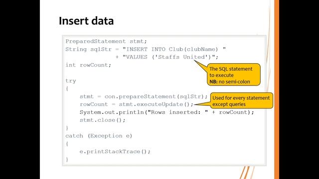 Accessing Relational Databases from Java смотреть онлайн