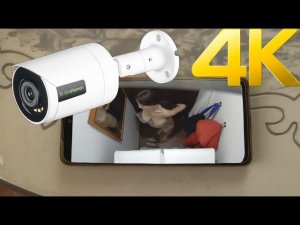 НОВАЯ 4К IP POE КАМЕРА НАБЛЮДЕНИЯ G Craftsman