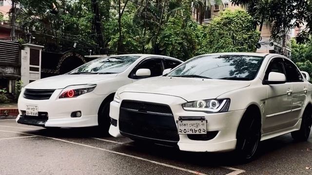 Toyota Axio vs Mitsubishi Lancer | Modified Axio | Modified Lancer смотреть онлайн
