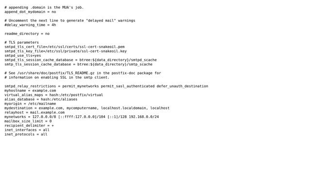 Ubuntu: postfix - can't send external mail - relay access denied смотреть онлайн