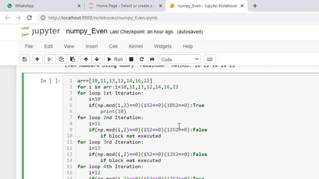 Python in Tamil | NumPy |Program to Print Even numbers using NumPy methods 'mod' and 'remainder' смотреть онлайн