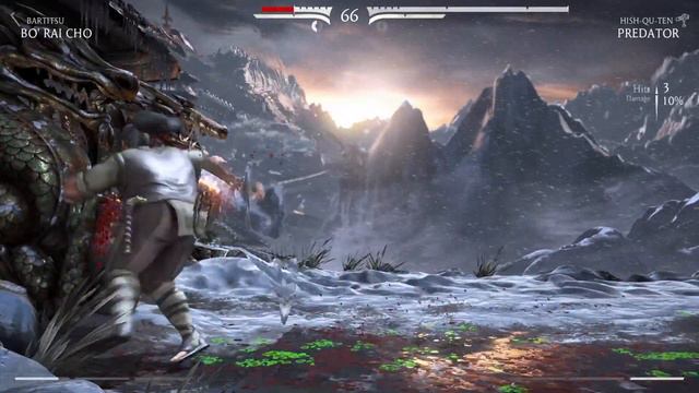 Mortal Kombat X_Bo'Rai Cho/Bartitsu VS Predator/Hish Qu Ten смотреть онлайн