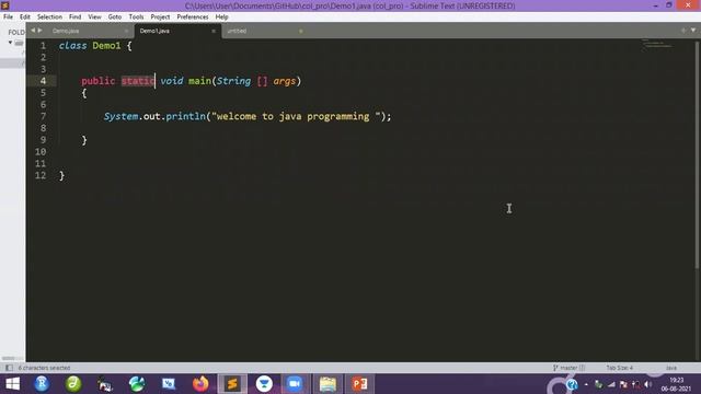 #1.0 PART-6 (JAVA PROGRAM WITHOUT IDE) смотреть онлайн