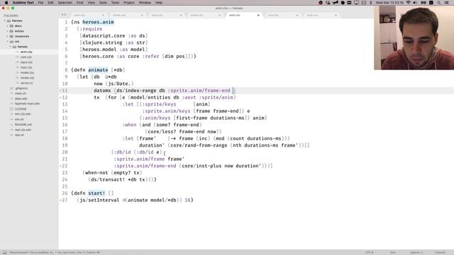 Ep 15 Using Datascript indexes to optimize animation loop смотреть онлайн