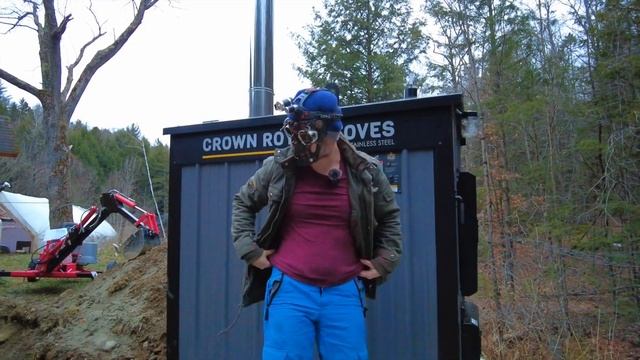 Эффективный способ обогрева теплицы. Дровяной бойлер Crown Royal 7300E. смотреть онлайн