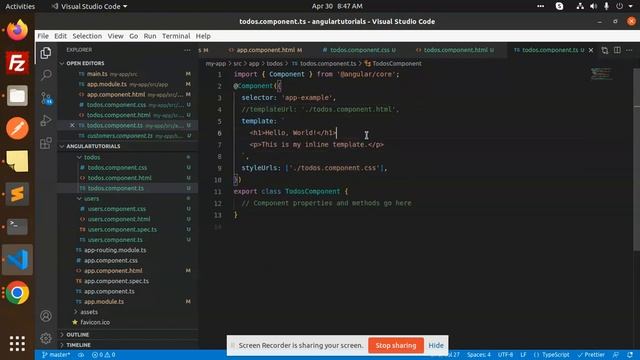 Angular 15 Tutorial in Hindi #12 Inline Templates and Styles in Angular смотреть онлайн