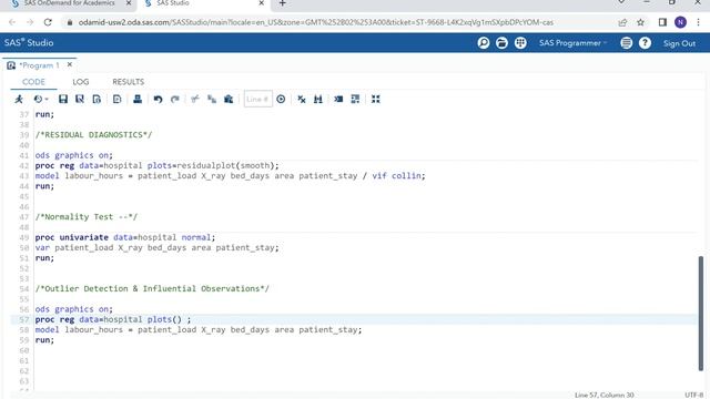 HOW TO DETECT OUTLIERS AND INTERPRET THE RESULTS on SAS STUDIO using SAS ON DEMAND FOR ACADEMICS смотреть онлайн