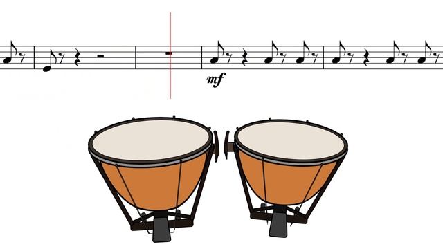 Рахманинов - Симфонические танцы, Op. 45 - I. Non allegro. Момент с Литаврами смотреть онлайн