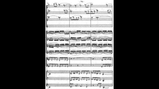 Julius Juzeliūnas - Symphony No. 5 "Lygumų giesmės"/"Songs of the Plains" (Score Video) смотреть онлайн
