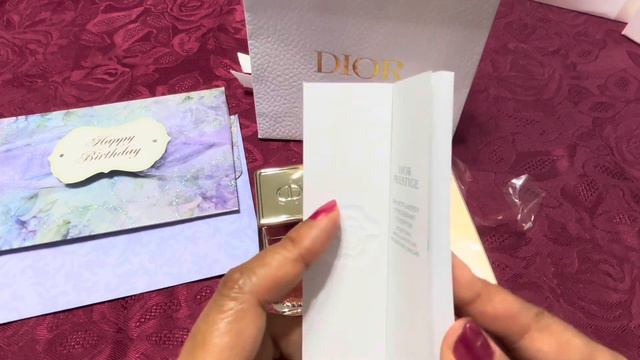 DIOR PRESTIGE - La Micro-Huile De Rose Advanced Serum Unboxing