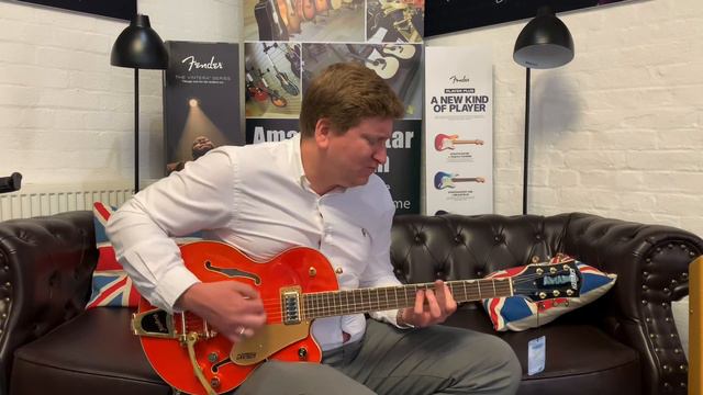 Gretsch G5655TG Electromatic CB Jr Orange Stain | Reasons To Buy From Rimmers Music - Tone Demo