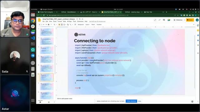 Astar Tech Talk #007 - How to interact with WASM contracts using astar.js and Weights V2 смотреть онлайн