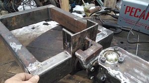 Узел перелома для самодельного полноприводного мини трактора