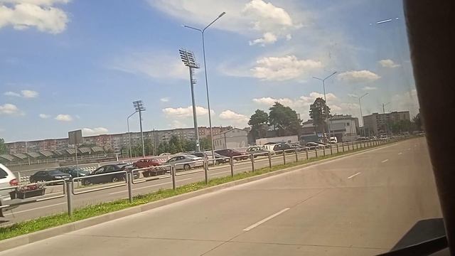 Борисов. Поездка на автобусе МАЗ 103.465 маршрут 18а (ГОС№: АІ 1248-5) смотреть онлайн
