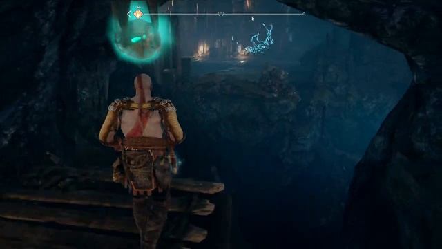 God of War Destroy Red Barrier Around Chest in Cave смотреть онлайн