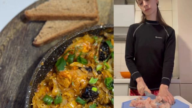 Тушенная капуста с черносливом | Рецепт тушеной капусты | Лучший рецепт в 2024 году смотреть онлайн